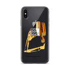 JCB Clear Case for iPhone® iPhone X/XS JCB 814 Super | Clear Case for iPhone® Quality Farmers Merch