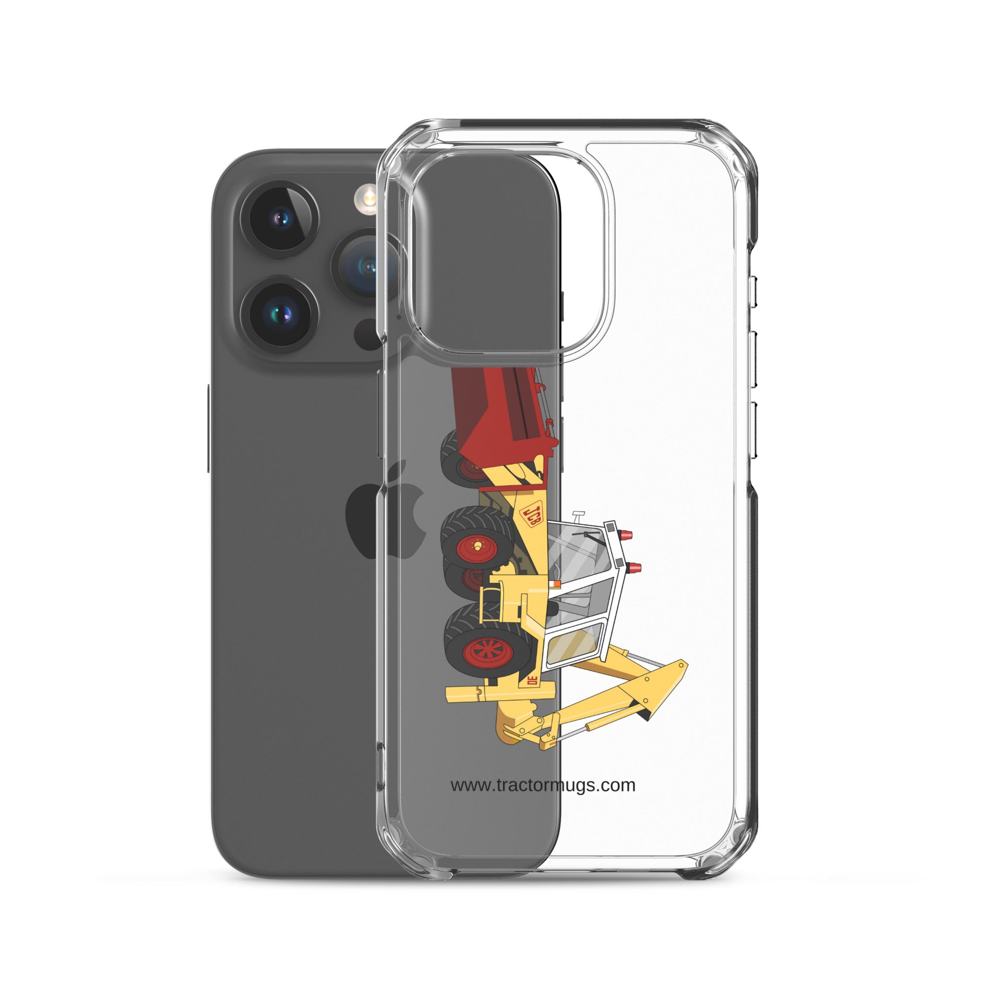 JCB Clear Case for iPhone® JCB 3D (1975) | Clear Case for iPhone® Quality Farmers Merch