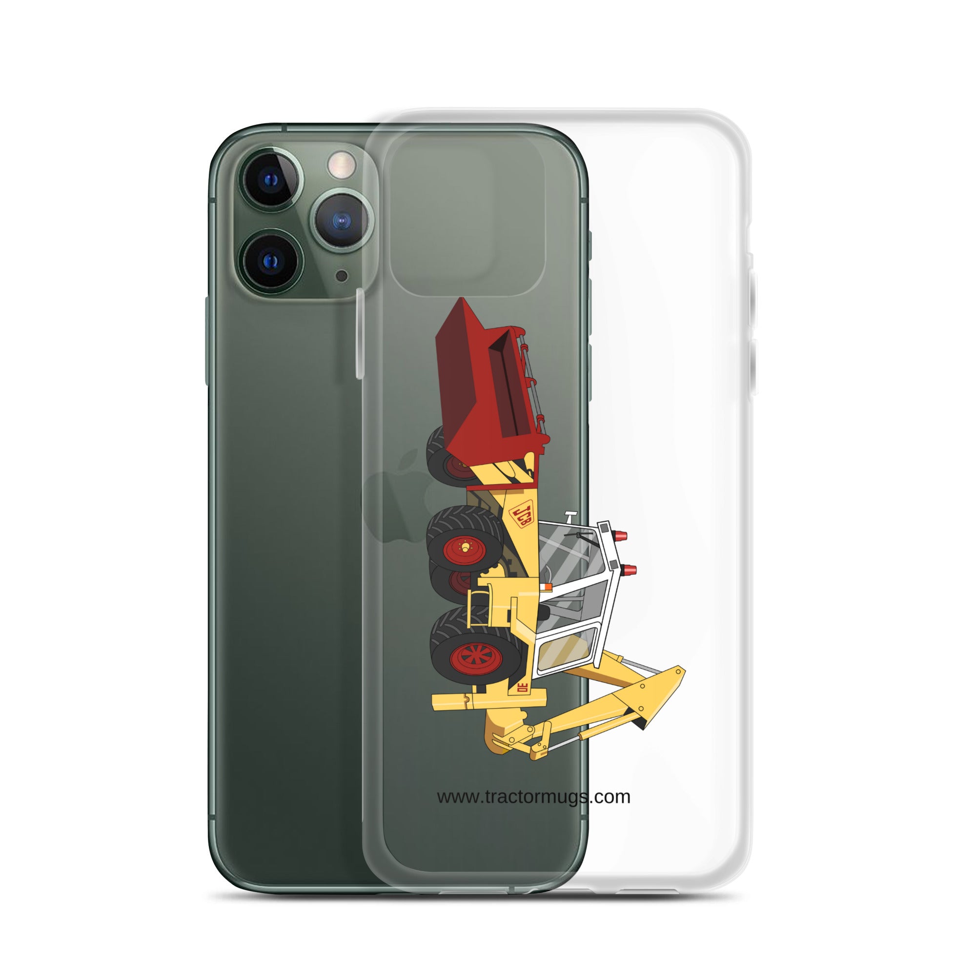 JCB Clear Case for iPhone® JCB 3D (1975) | Clear Case for iPhone® Quality Farmers Merch