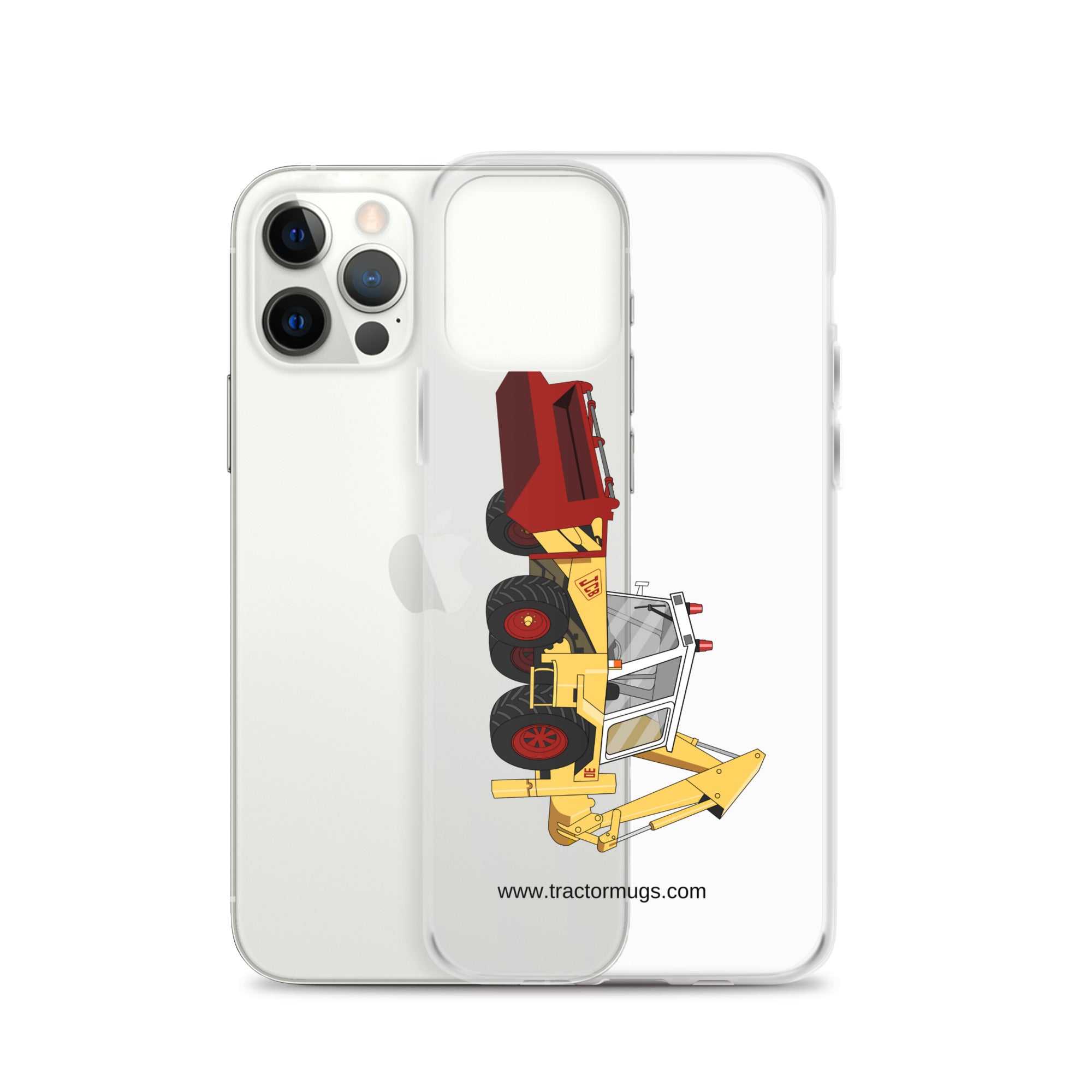 JCB Clear Case for iPhone® JCB 3D (1975) | Clear Case for iPhone® Quality Farmers Merch
