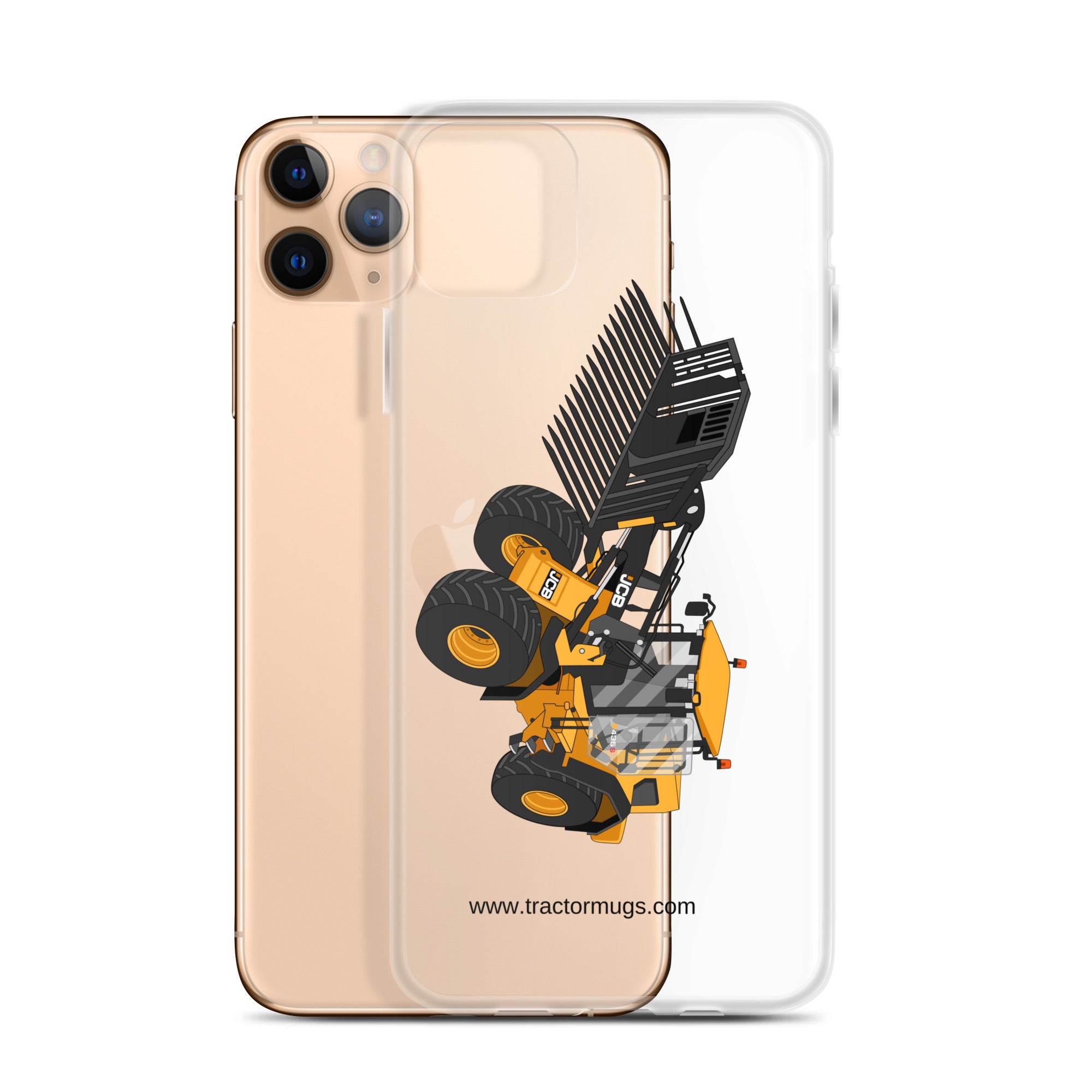 JCB Clear Case for iPhone® JCB 435 S Farm Master | Clear Case for iPhone® Quality Farmers Merch