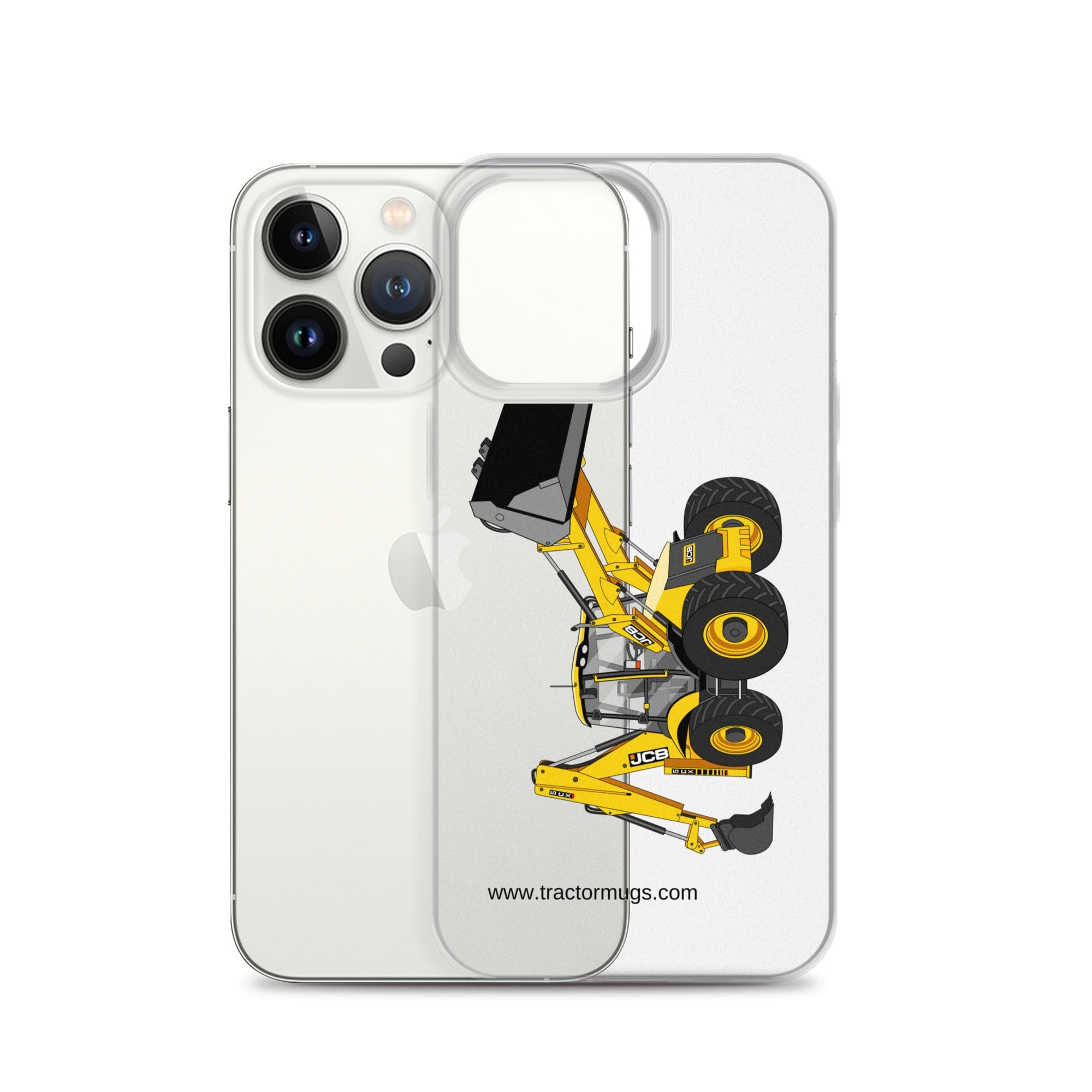 JCB Clear Case for iPhone® JCB 5CX Backhoe | Clear Case for iPhone® Quality Farmers Merch