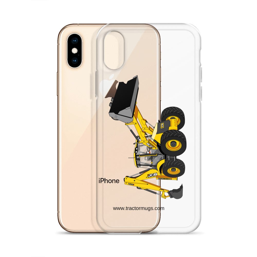 JCB Clear Case for iPhone® JCB 5CX Backhoe | Clear Case for iPhone® Quality Farmers Merch