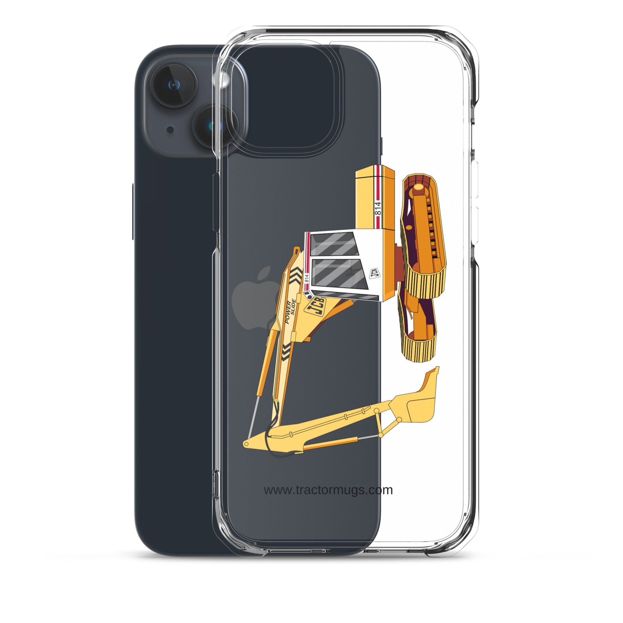 JCB Clear Case for iPhone® JCB 814 Super | Clear Case for iPhone® Quality Farmers Merch
