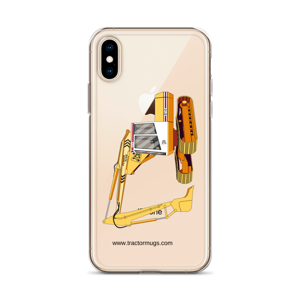 JCB Clear Case for iPhone® JCB 814 Super | Clear Case for iPhone® Quality Farmers Merch