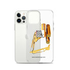 JCB Clear Case for iPhone® JCB 814 Super | Clear Case for iPhone® Quality Farmers Merch