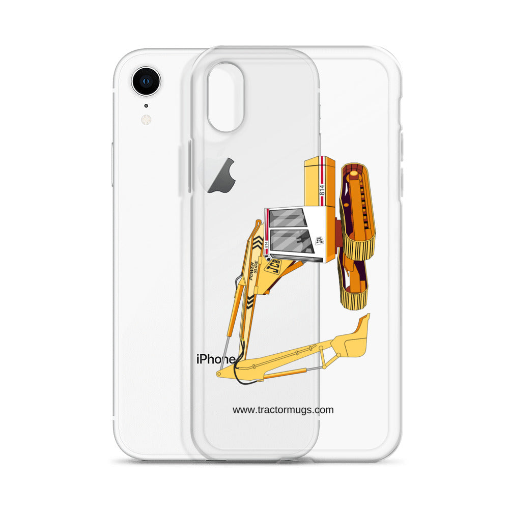 JCB Clear Case for iPhone® JCB 814 Super | Clear Case for iPhone® Quality Farmers Merch