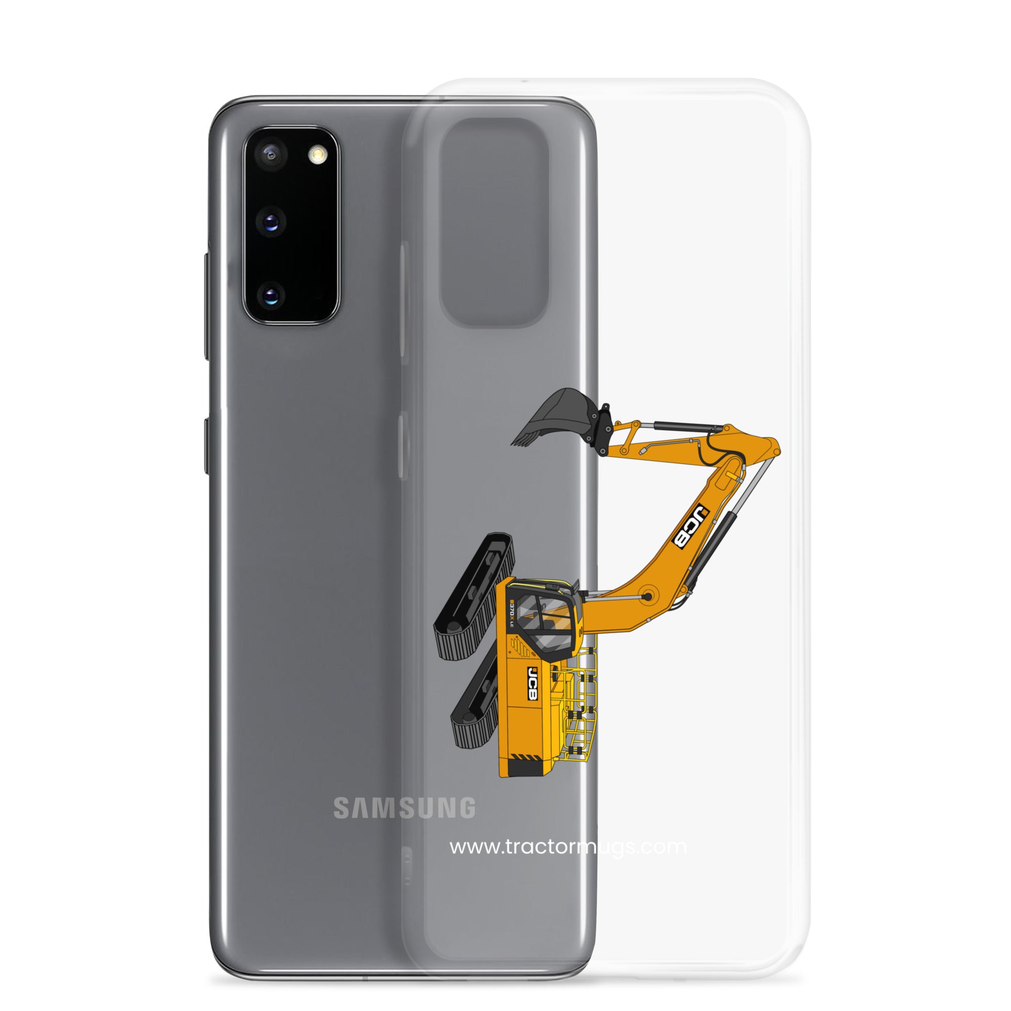 JCB Clear Case for Samsung® JCB 370 LC | Clear Case for Samsung® Quality Farmers Merch