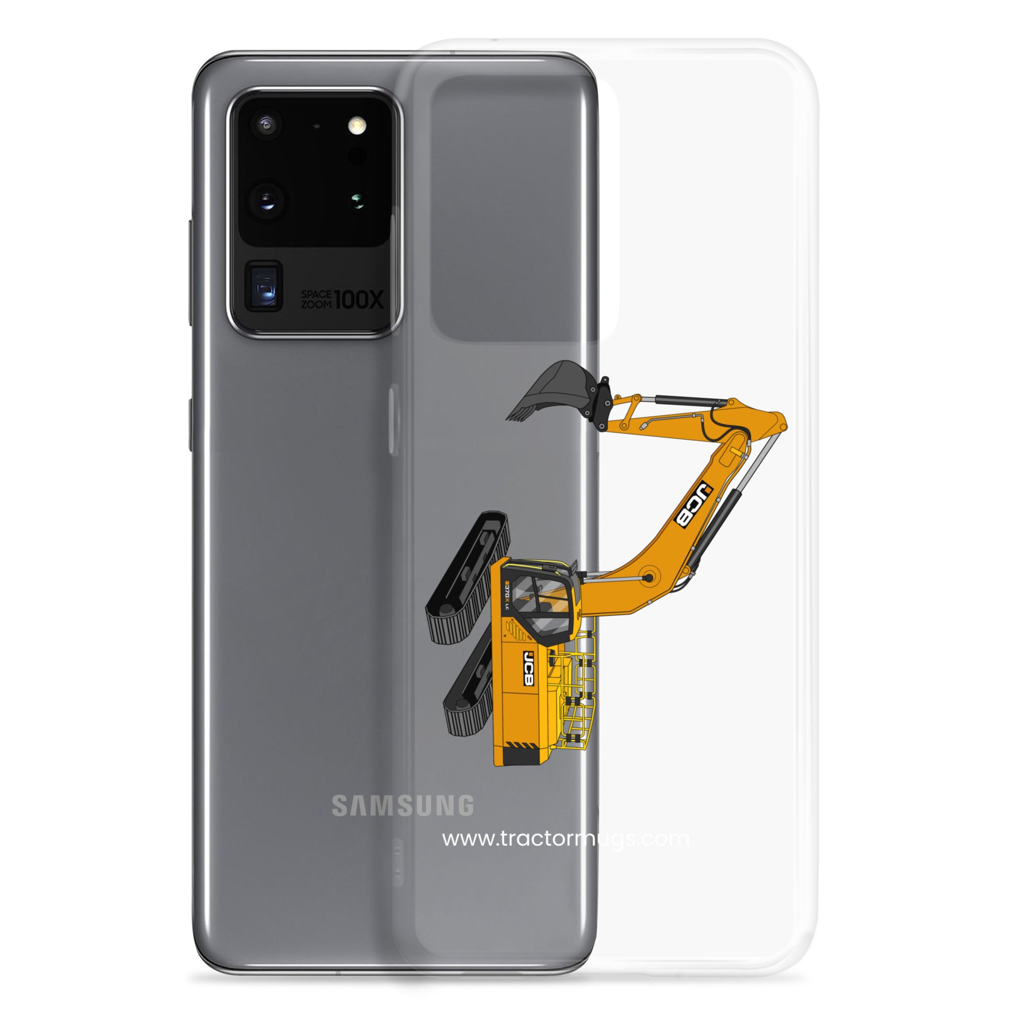 JCB Clear Case for Samsung® JCB 370 LC | Clear Case for Samsung® Quality Farmers Merch