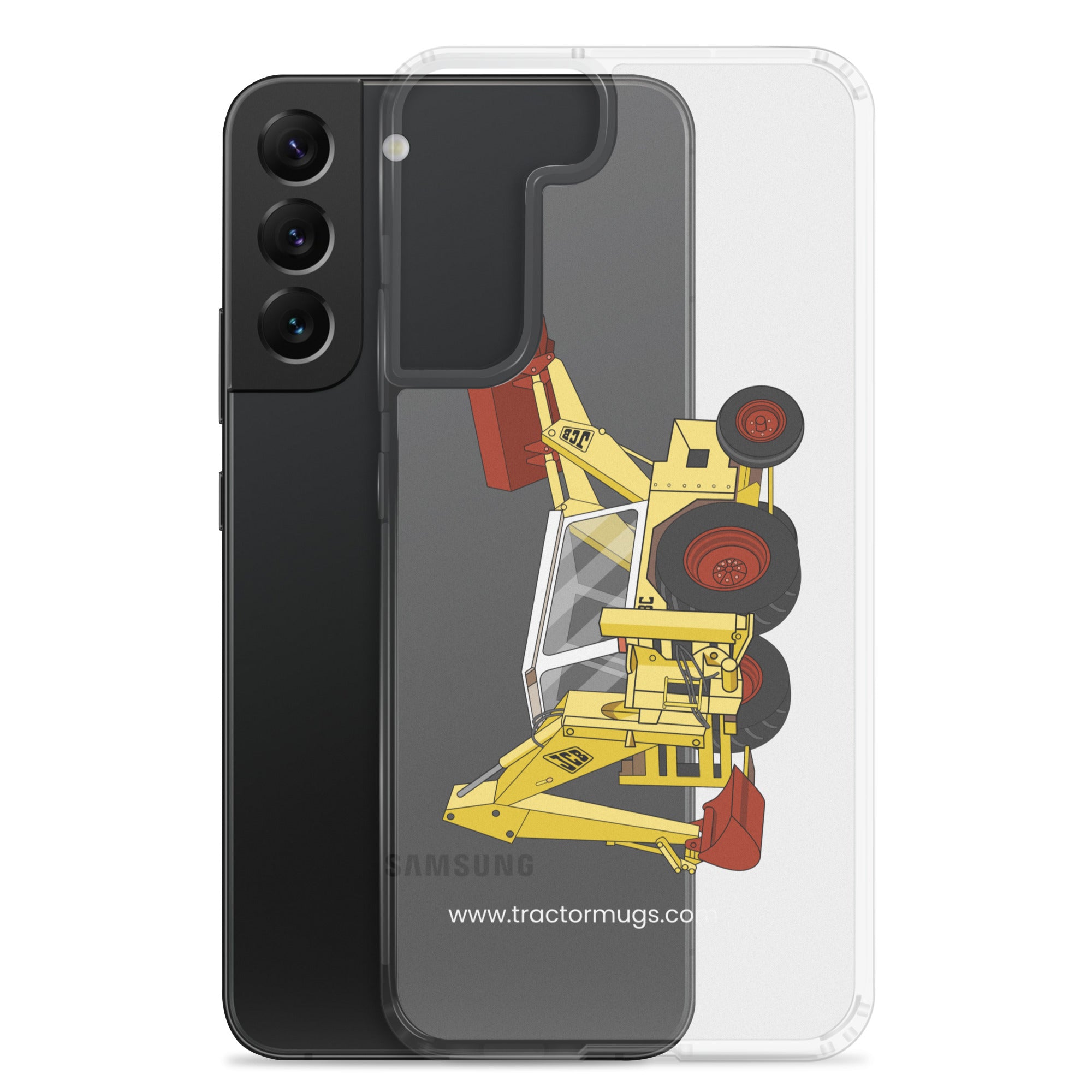 JCB Clear Case for Samsung® JCB 3C II Backhoe | Clear Case for Samsung® Quality Farmers Merch