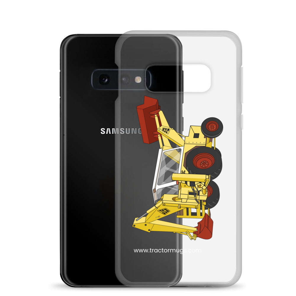 JCB Clear Case for Samsung® JCB 3C II Backhoe | Clear Case for Samsung® Quality Farmers Merch