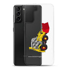 JCB Clear Case for Samsung® JCB 3CX 70th Anniversary Edition | Clear Case for Samsung® Quality Farmers Merch