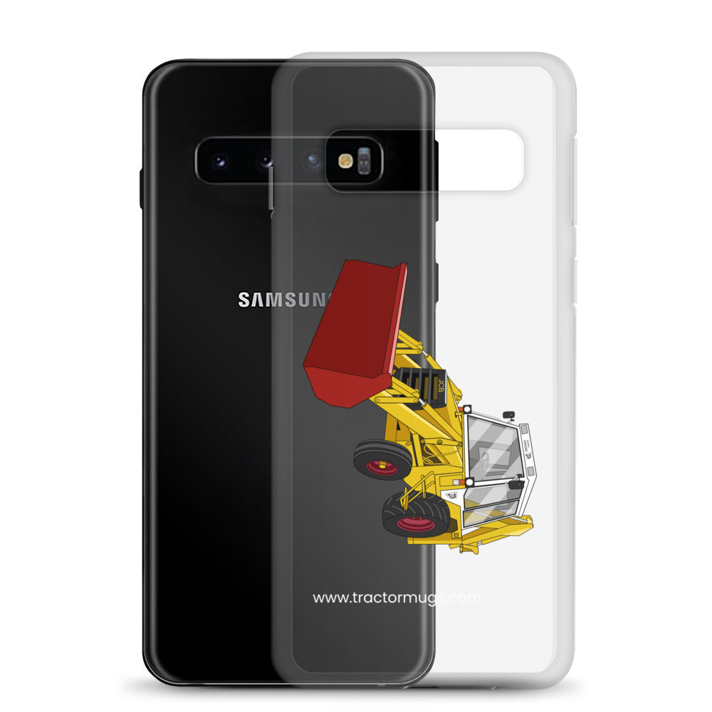 JCB Clear Case for Samsung® JCB 3CX White Cabin 2WD | Clear Case for Samsung® Quality Farmers Merch