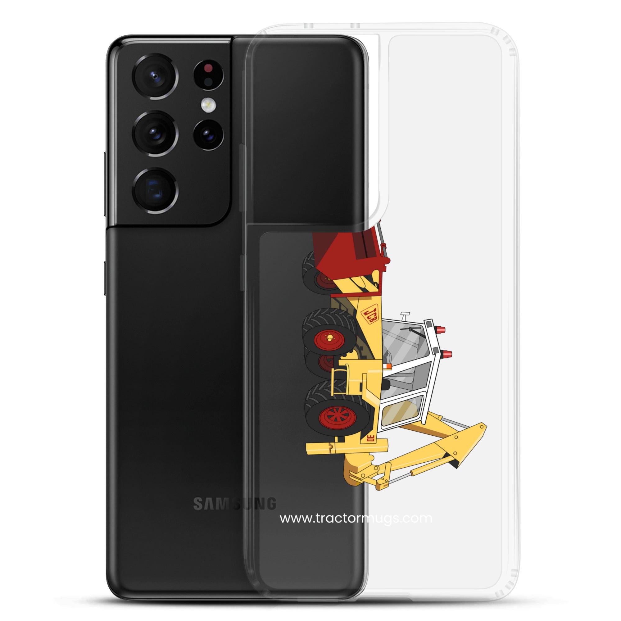 JCB Clear Case for Samsung® JCB 3D (1975) | Clear Case for Samsung® Quality Farmers Merch