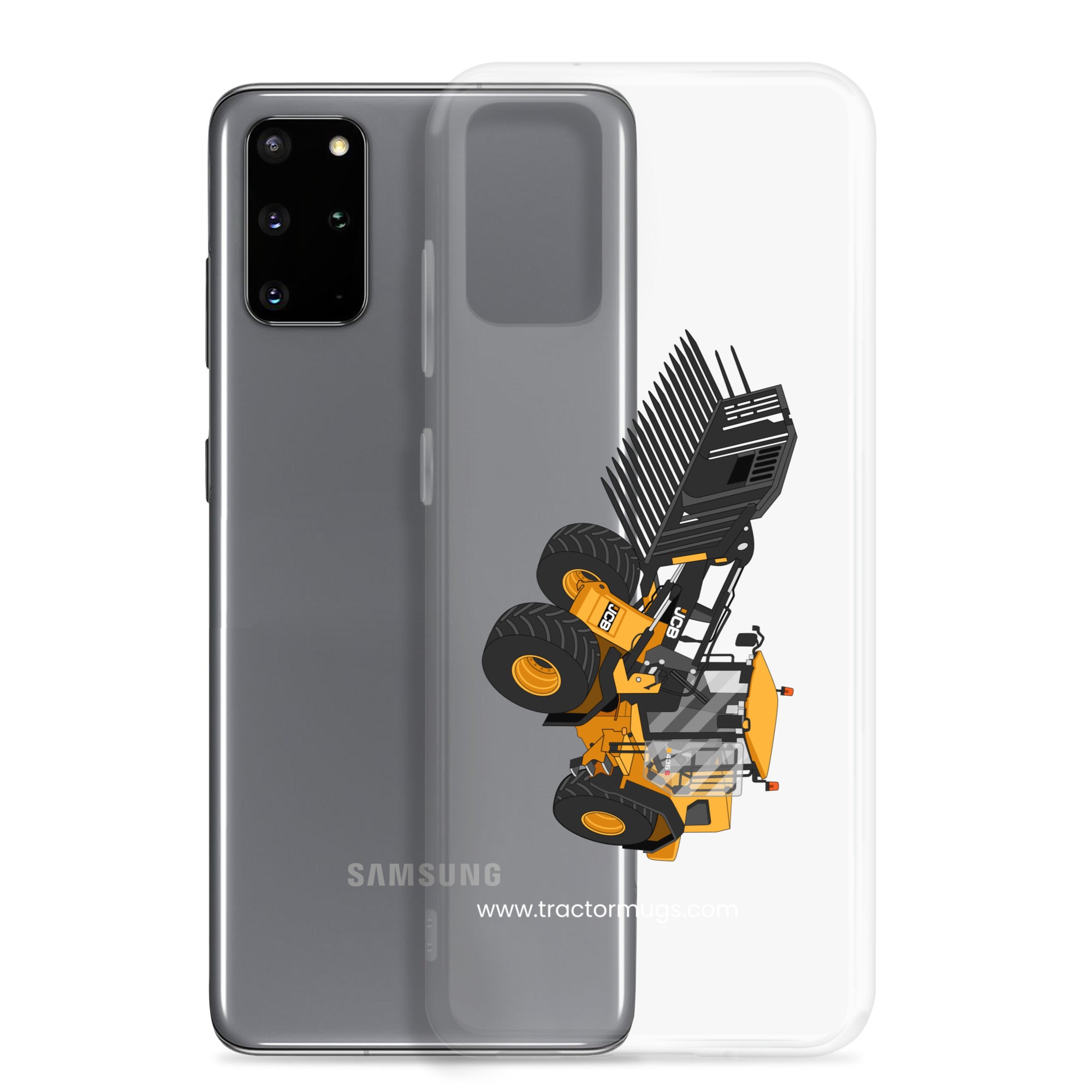 JCB Clear Case for Samsung® JCB 435 S Farm Master | Clear Case for Samsung® Quality Farmers Merch