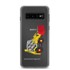 JCB Clear Case for Samsung® Samsung Galaxy S10 JCB 3CX 70th Anniversary Edition | Clear Case for Samsung® Quality Farmers Merch