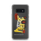 JCB Clear Case for Samsung® Samsung Galaxy S10e JCB 3C II Backhoe | Clear Case for Samsung® Quality Farmers Merch