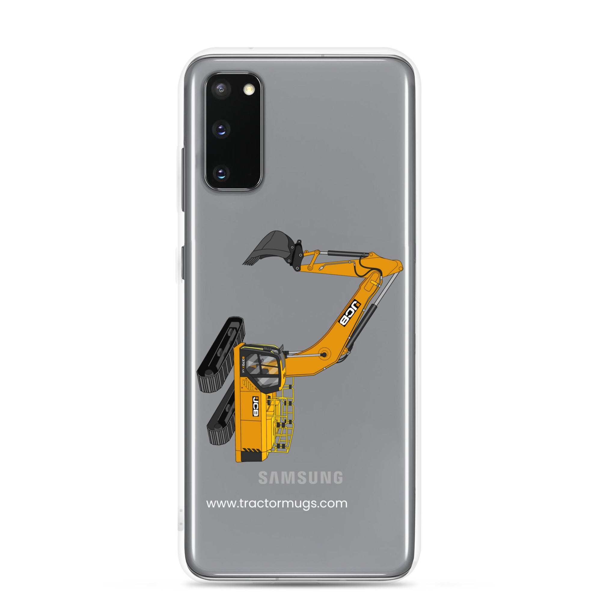 JCB Clear Case for Samsung® Samsung Galaxy S20 JCB 370 LC | Clear Case for Samsung® Quality Farmers Merch