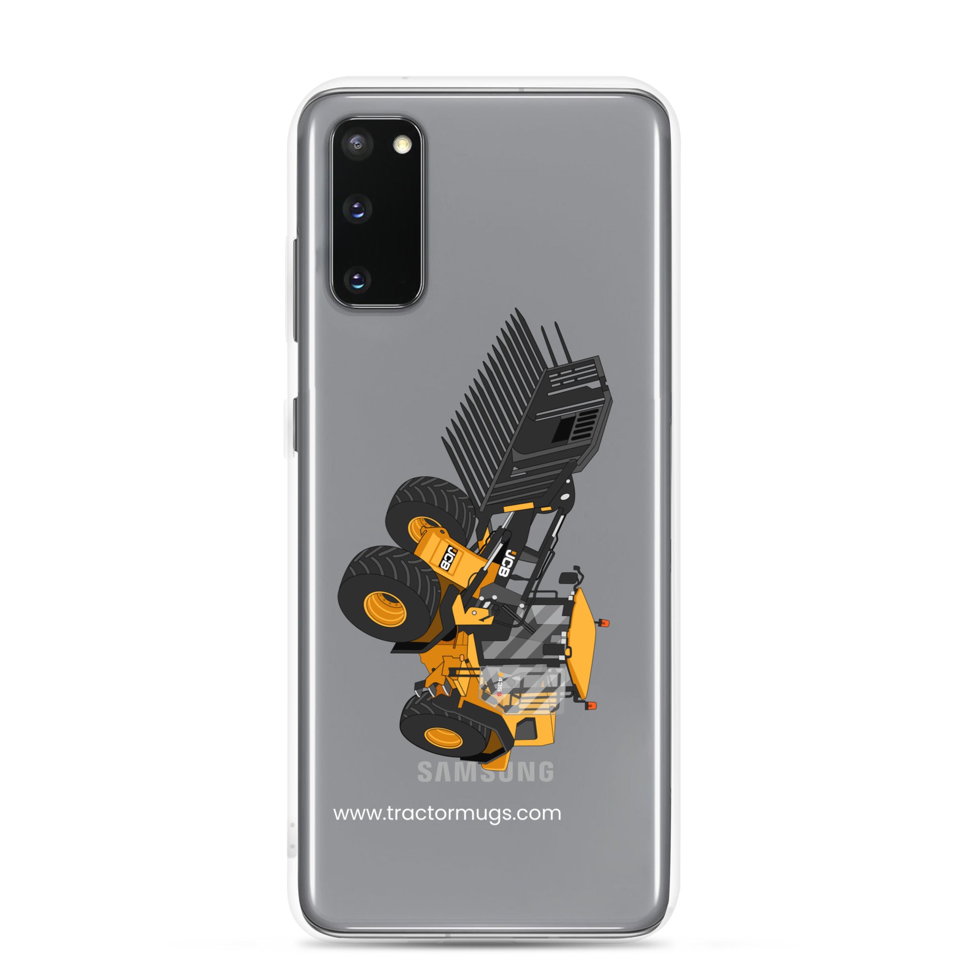JCB Clear Case for Samsung® Samsung Galaxy S20 JCB 435 S Farm Master | Clear Case for Samsung® Quality Farmers Merch