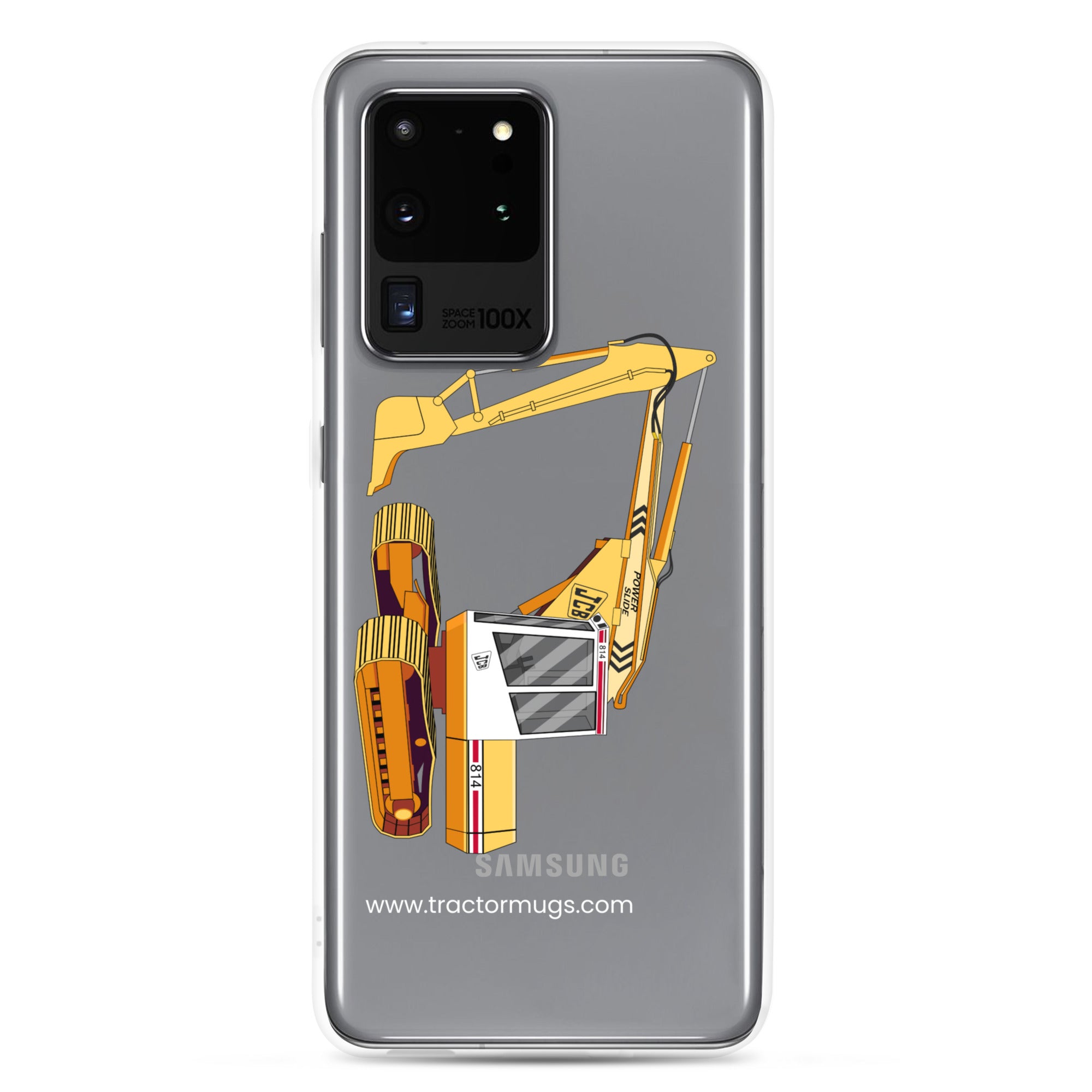 JCB Clear Case for Samsung® Samsung Galaxy S20 Ultra JCB 814 Super | Clear Case for Samsung® Quality Farmers Merch