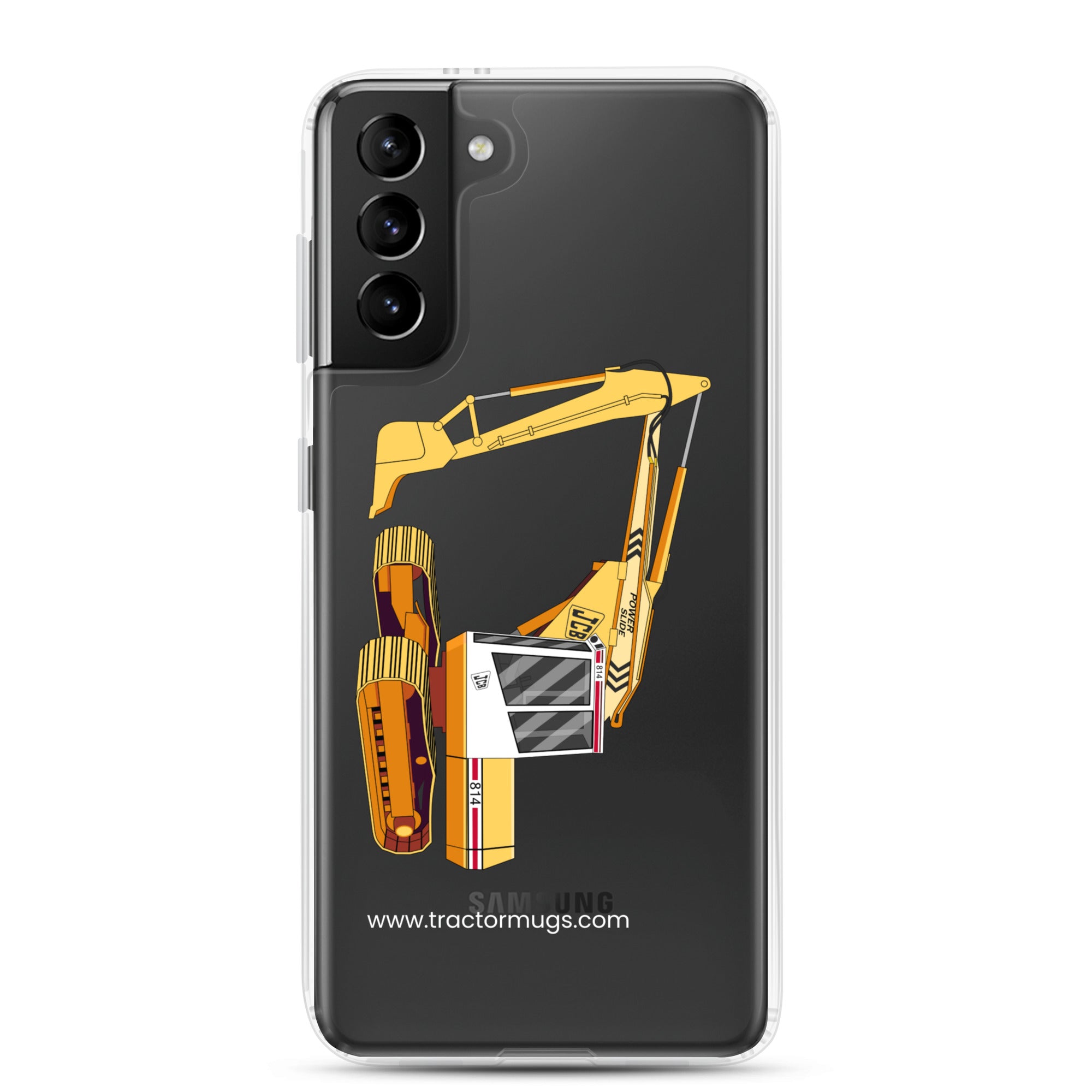 JCB Clear Case for Samsung® Samsung Galaxy S21 Plus JCB 814 Super | Clear Case for Samsung® Quality Farmers Merch