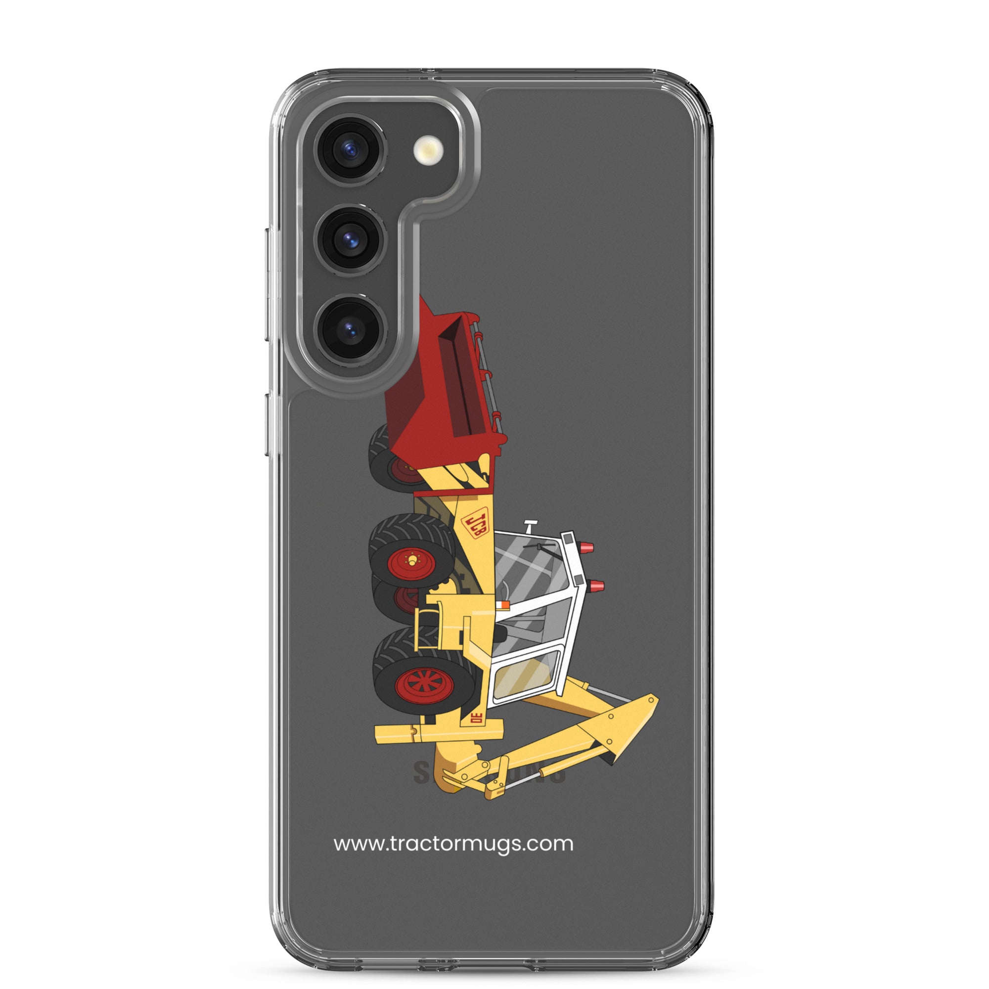 JCB Clear Case for Samsung® Samsung Galaxy S23 Plus JCB 3D (1975) | Clear Case for Samsung® Quality Farmers Merch