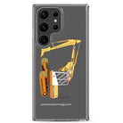 JCB Clear Case for Samsung® Samsung Galaxy S23 Ultra JCB 814 Super | Clear Case for Samsung® Quality Farmers Merch