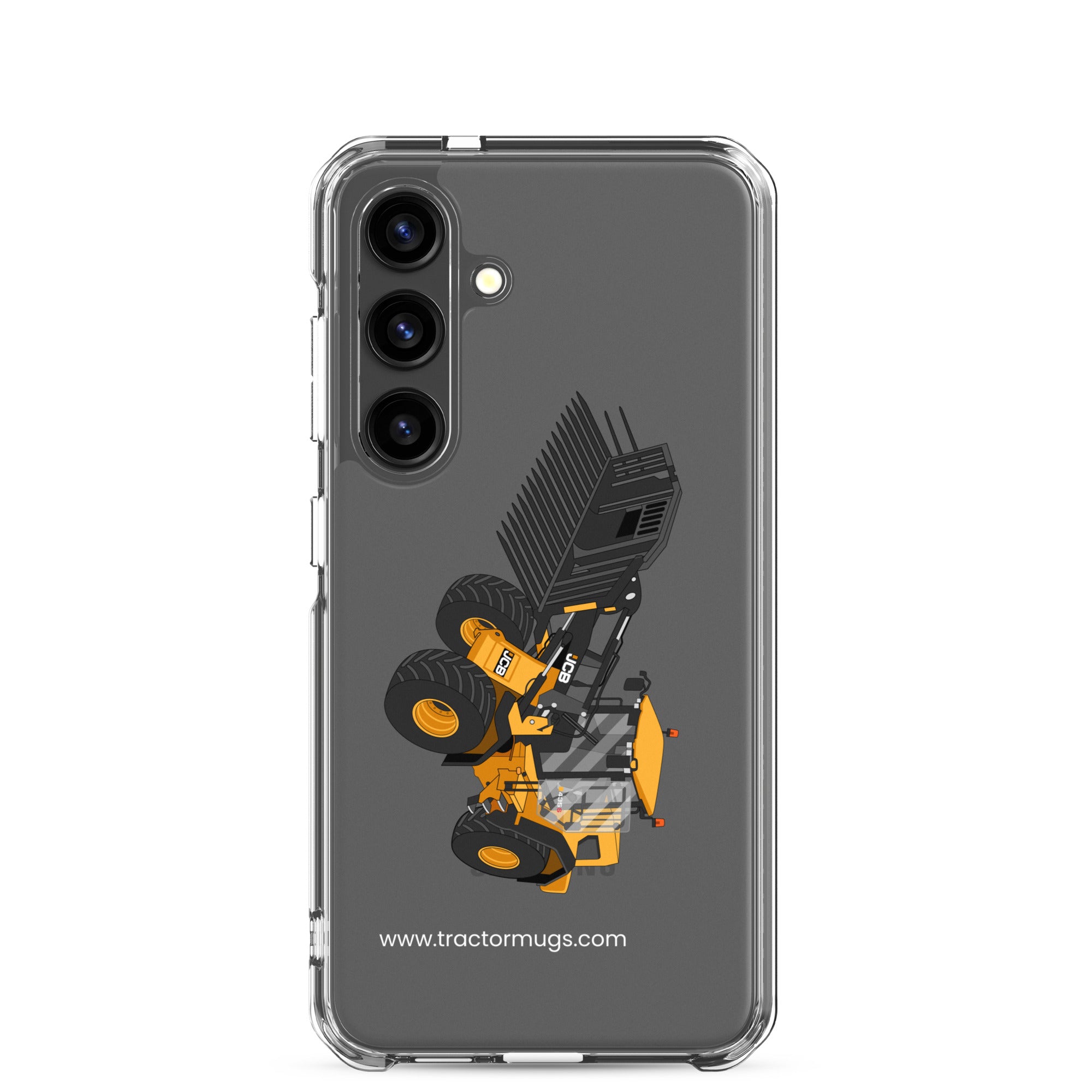 JCB Clear Case for Samsung® Samsung Galaxy S24 JCB 435 S Farm Master | Clear Case for Samsung® Quality Farmers Merch