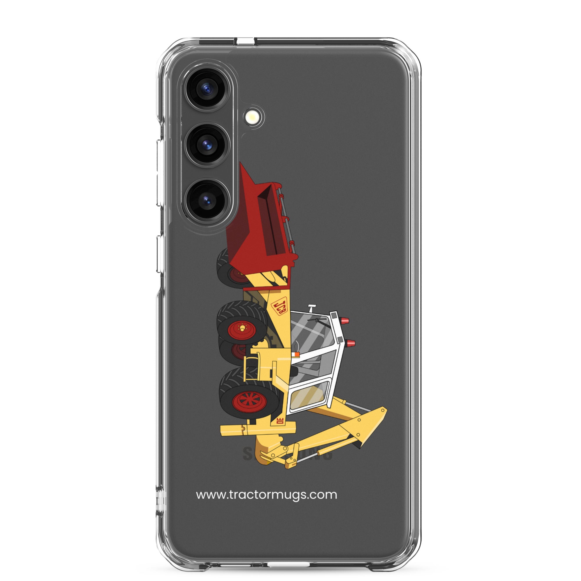JCB Clear Case for Samsung® Samsung Galaxy S24 Plus JCB 3D (1975) | Clear Case for Samsung® Quality Farmers Merch