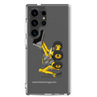 JCB Clear Case for Samsung® Samsung Galaxy S24 Ultra JCB 5CX Backhoe | Clear Case for Samsung® Quality Farmers Merch