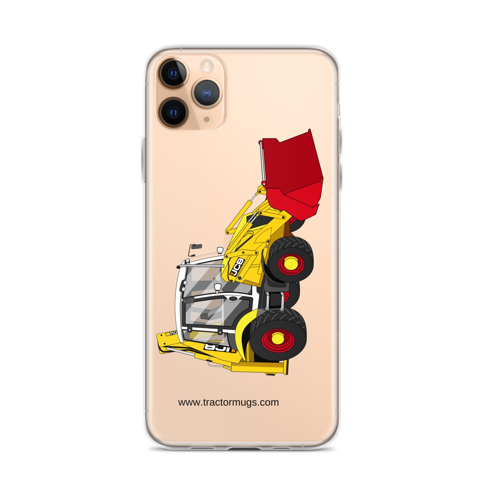 JCB iPhone 11 Pro Max JCB 3CX 70th Anniversary Edition | Clear Case for iPhone® Quality Farmers Merch