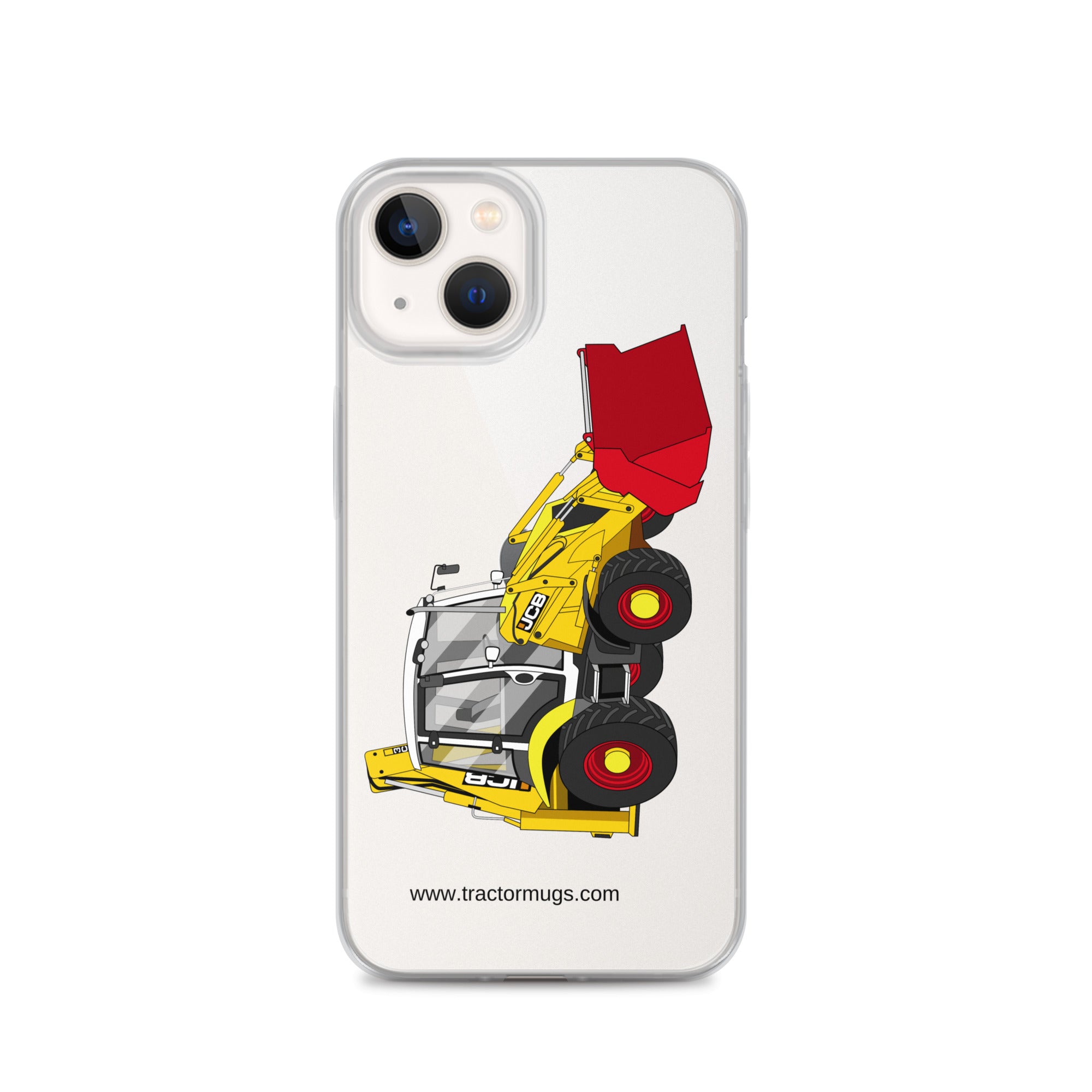 JCB iPhone 13 JCB 3CX 70th Anniversary Edition | Clear Case for iPhone® Quality Farmers Merch