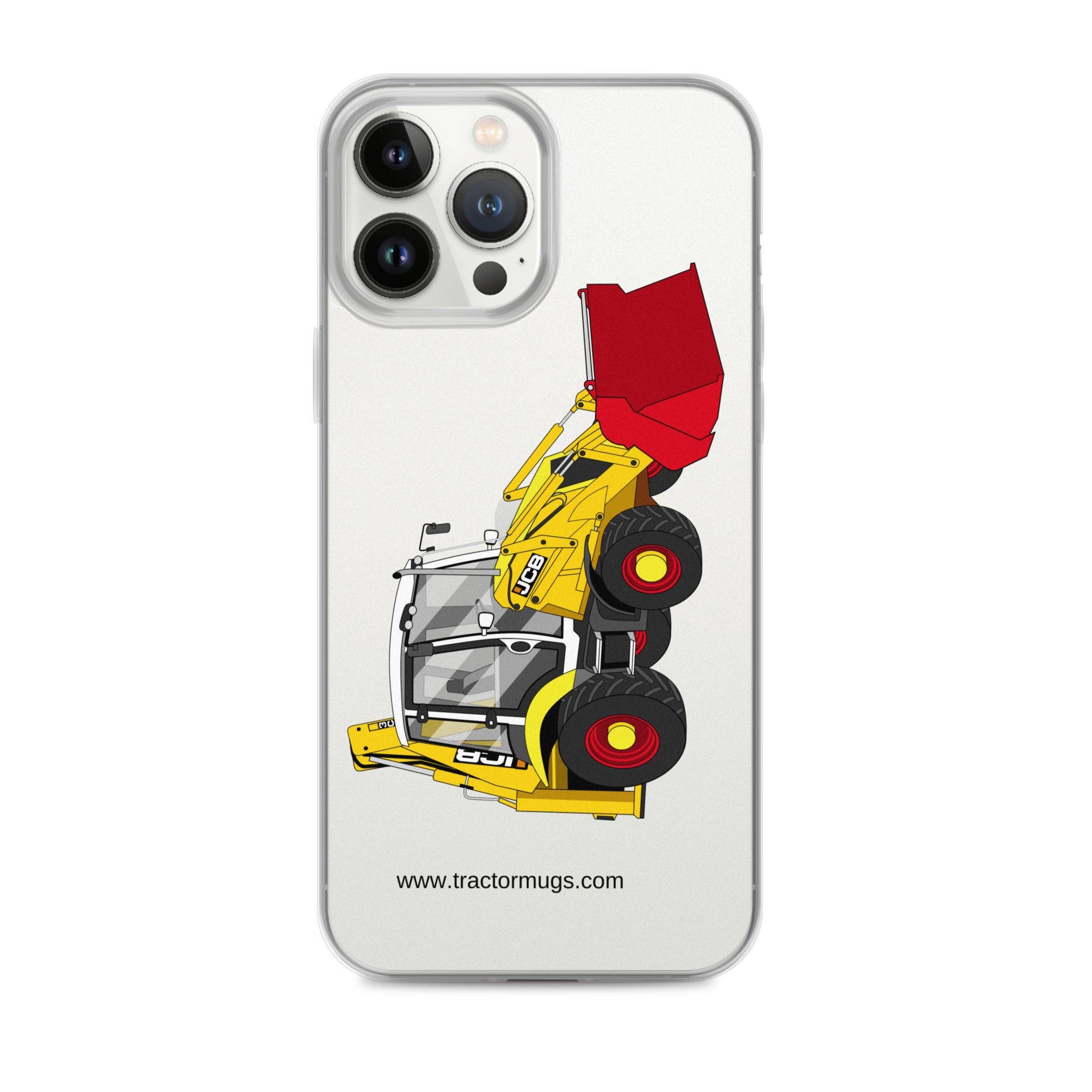 JCB iPhone 13 Pro Max JCB 3CX 70th Anniversary Edition | Clear Case for iPhone® Quality Farmers Merch