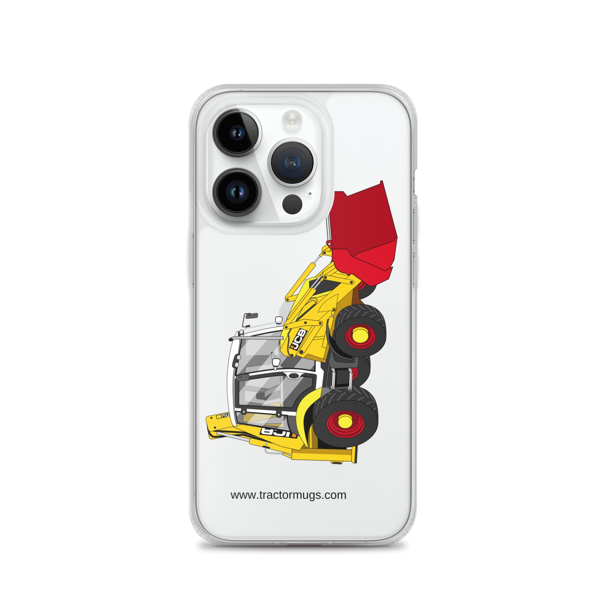 JCB iPhone 14 Pro JCB 3CX 70th Anniversary Edition | Clear Case for iPhone® Quality Farmers Merch
