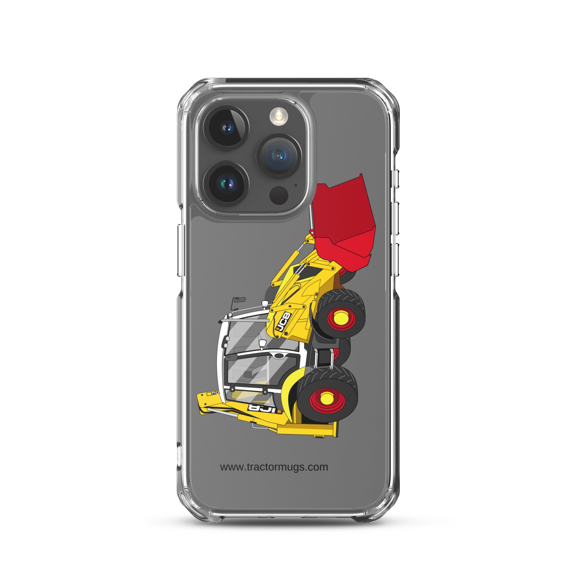 JCB iPhone 15 Pro JCB 3CX 70th Anniversary Edition | Clear Case for iPhone® Quality Farmers Merch