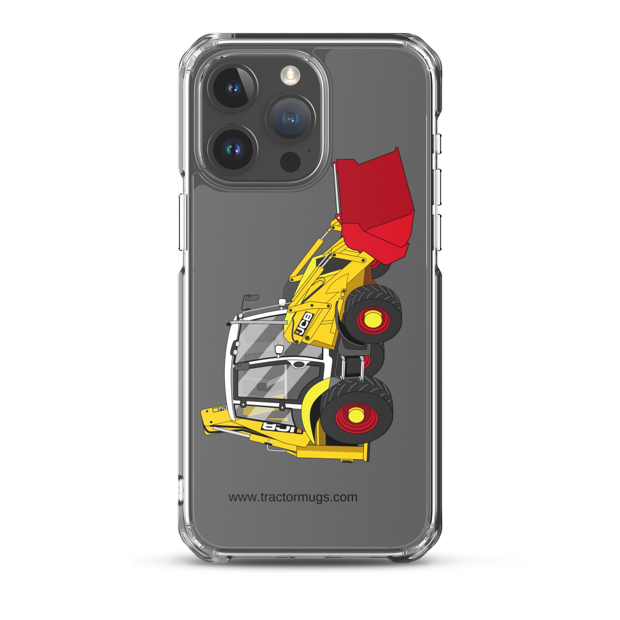 JCB iPhone 15 Pro Max JCB 3CX 70th Anniversary Edition | Clear Case for iPhone® Quality Farmers Merch