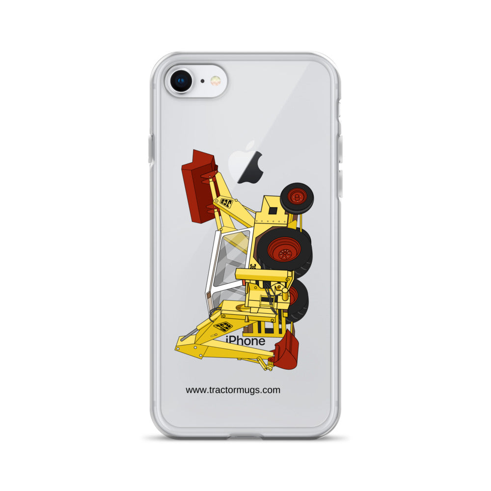 JCB iPhone 7/8 JCB 3C II Backhoe | Clear Case for iPhone® Quality Farmers Merch