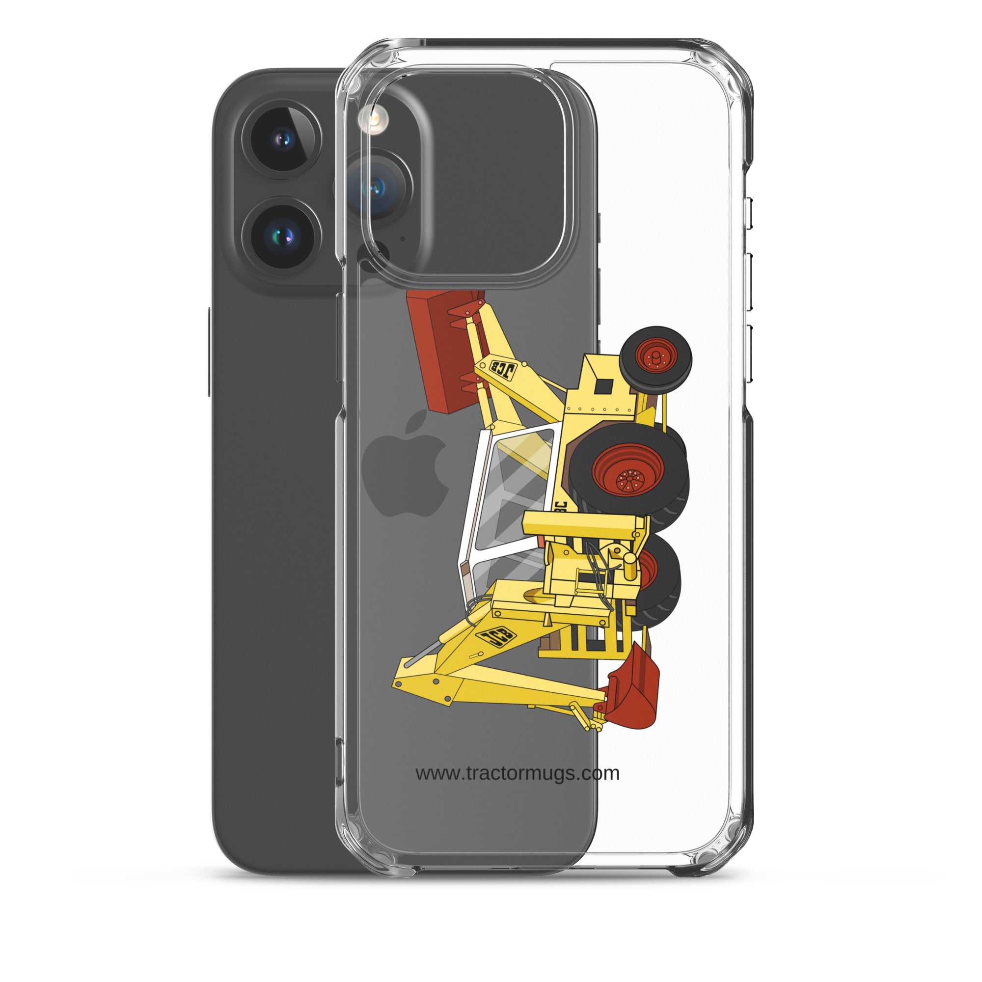 JCB JCB 3C II Backhoe | Clear Case for iPhone® Quality Farmers Merch