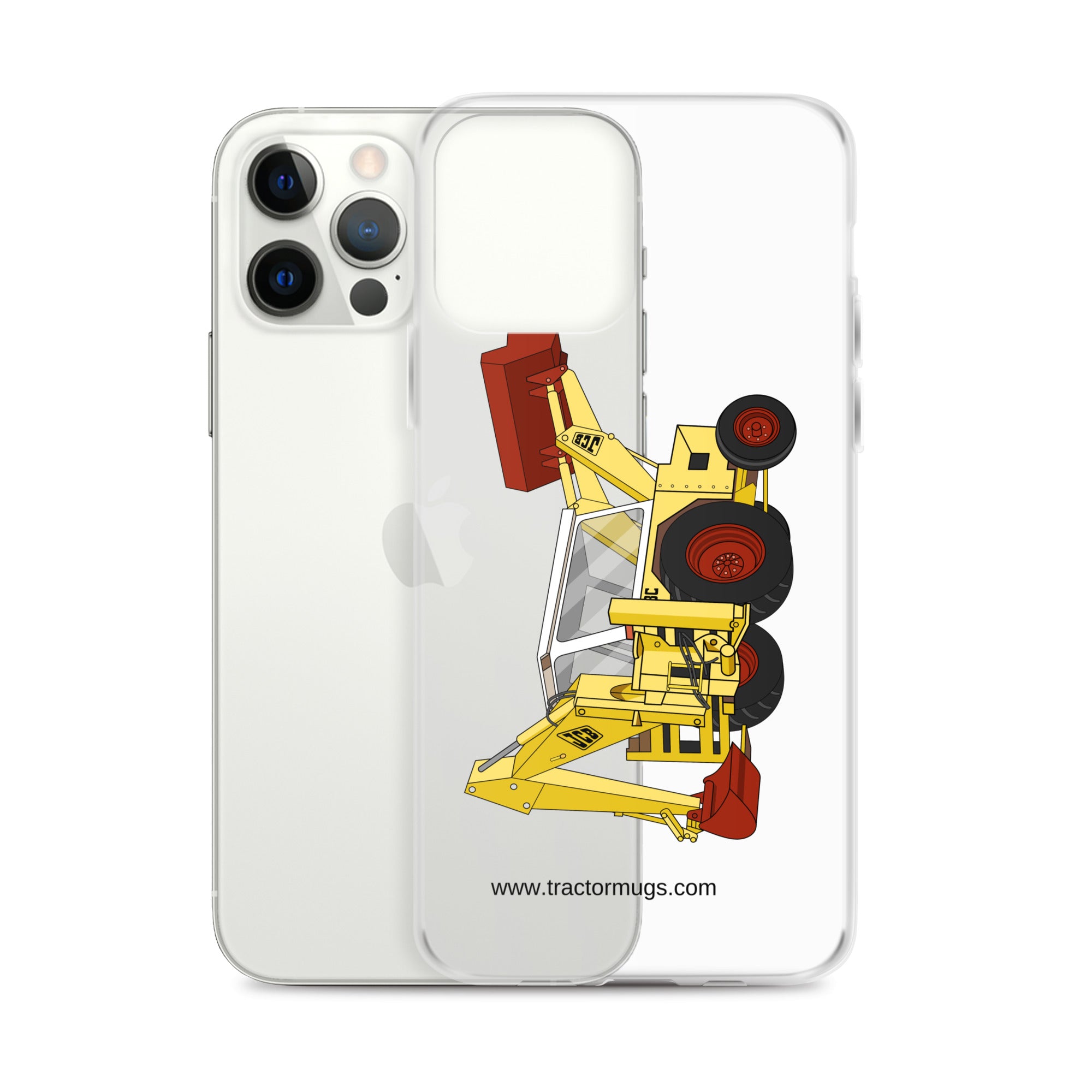 JCB JCB 3C II Backhoe | Clear Case for iPhone® Quality Farmers Merch