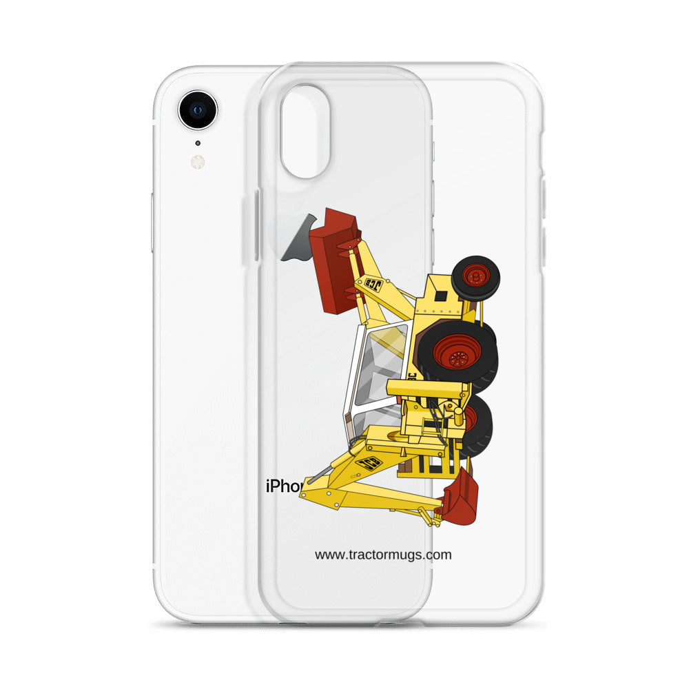 JCB JCB 3C II Backhoe | Clear Case for iPhone® Quality Farmers Merch