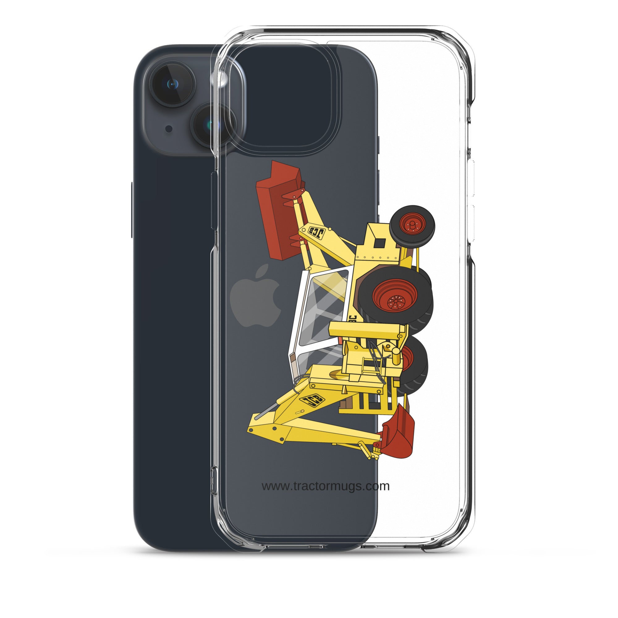 JCB JCB 3C II Backhoe | Clear Case for iPhone® Quality Farmers Merch