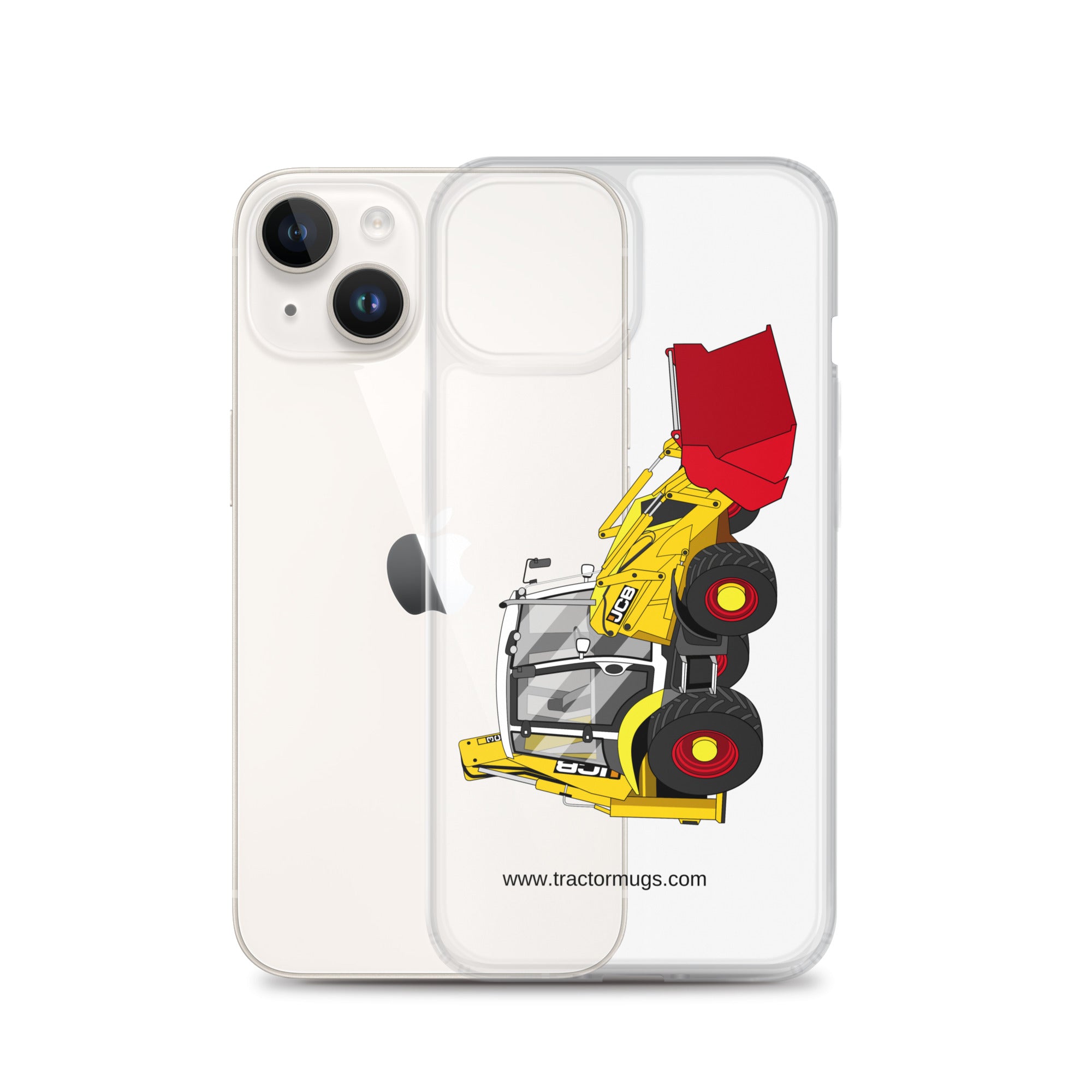 JCB JCB 3CX 70th Anniversary Edition | Clear Case for iPhone® Quality Farmers Merch