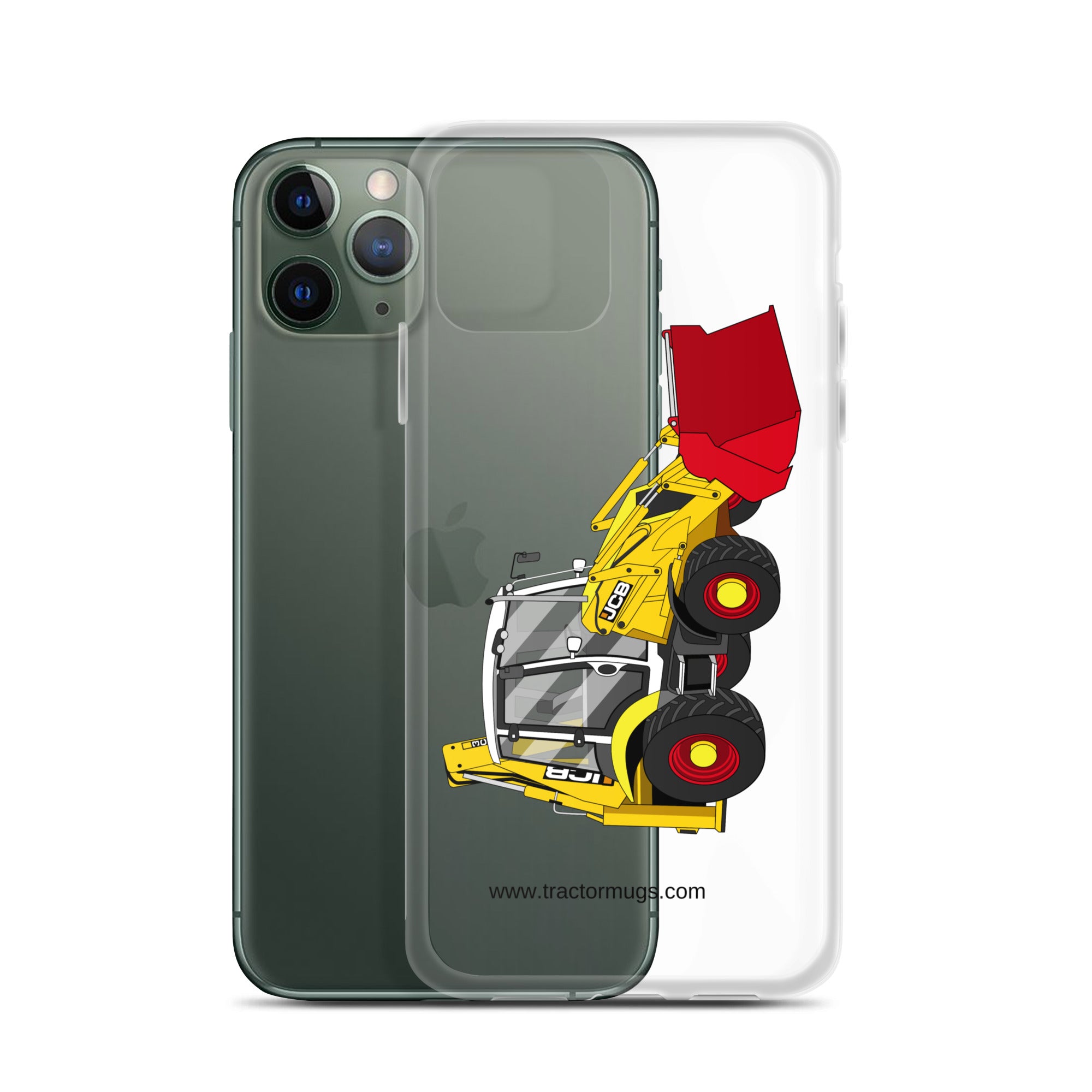 JCB JCB 3CX 70th Anniversary Edition | Clear Case for iPhone® Quality Farmers Merch