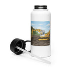 JCB JCB 814 Man | Stainless steel water bottle with a straw lid Quality Farmers Merch