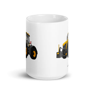 JCB JCB Fastrac 4220 Icon | White glossy mug Quality Farmers Merch