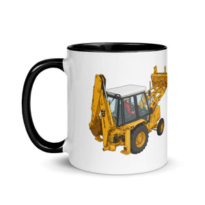 JCB Mug with Color Inside JCB 3cx Turbo | Mug with Color Inside (1990) Quality Farmers Merch