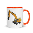 JCB Orange / 11 oz JCB 370 LC | Mug with Color Inside Quality Farmers Merch