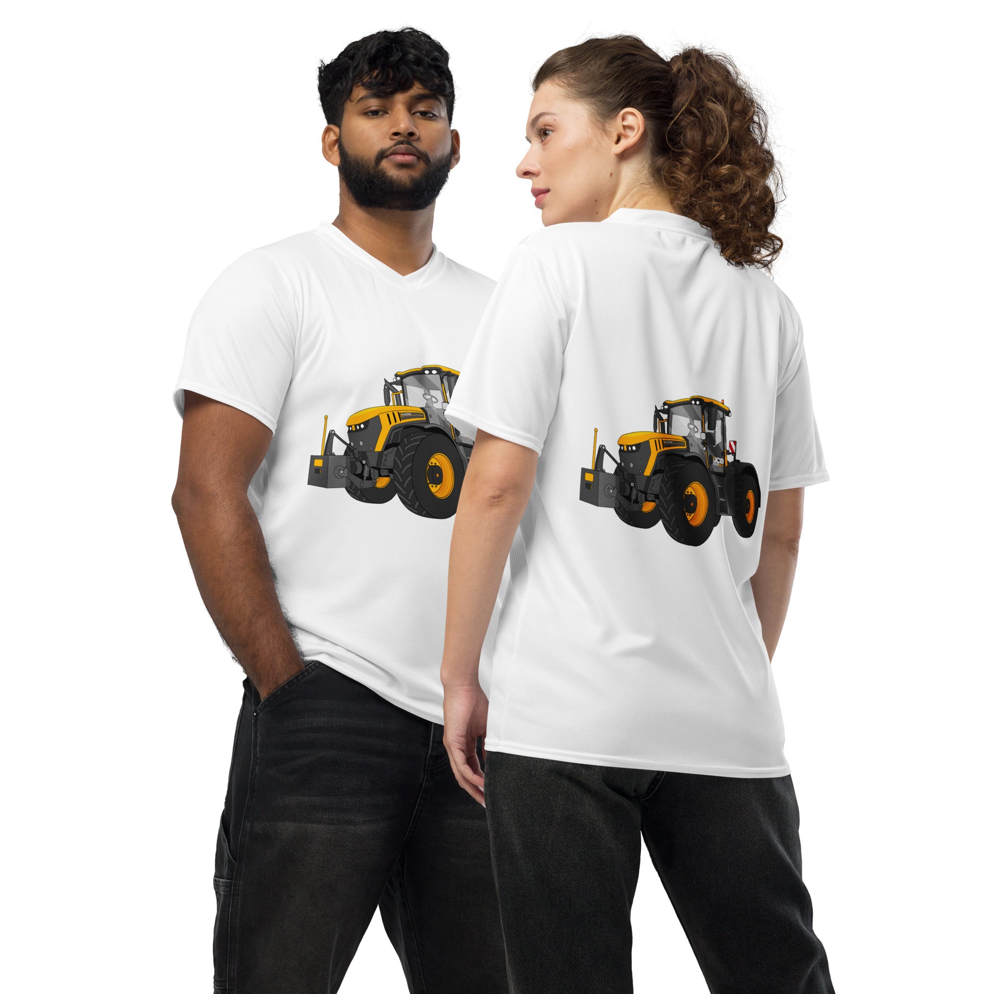 JCB S JCB 4220 Fastrac Sports Jersey | Recycled Unisex Quality Farmers Merch