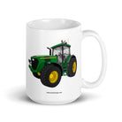 John Deere 15 oz John Deere 7820 | White glossy mug Quality Farmers Merch