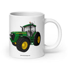 John Deere 20 oz John Deere 7820 | White glossy mug Quality Farmers Merch